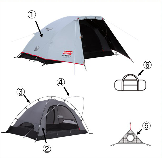 ツーリングドーム エアー / ST+用メッシュハンガーの通販｜キャンプ 