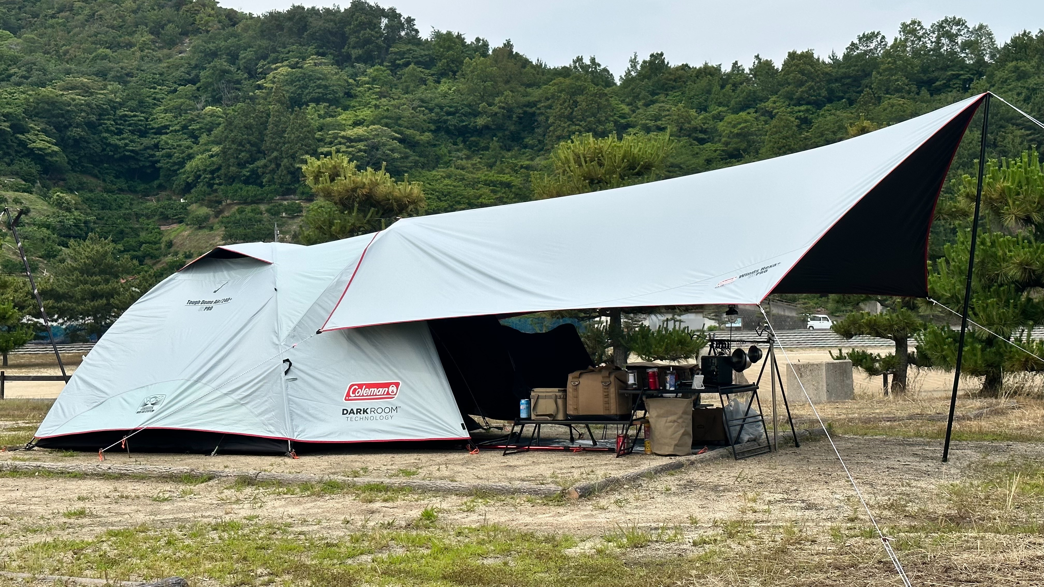 未使用品】コールマン タフドームエアー/240＋ヘキサセット-